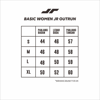 Juaraga Jaket Zipper - Wanita JR Outrun - Abu