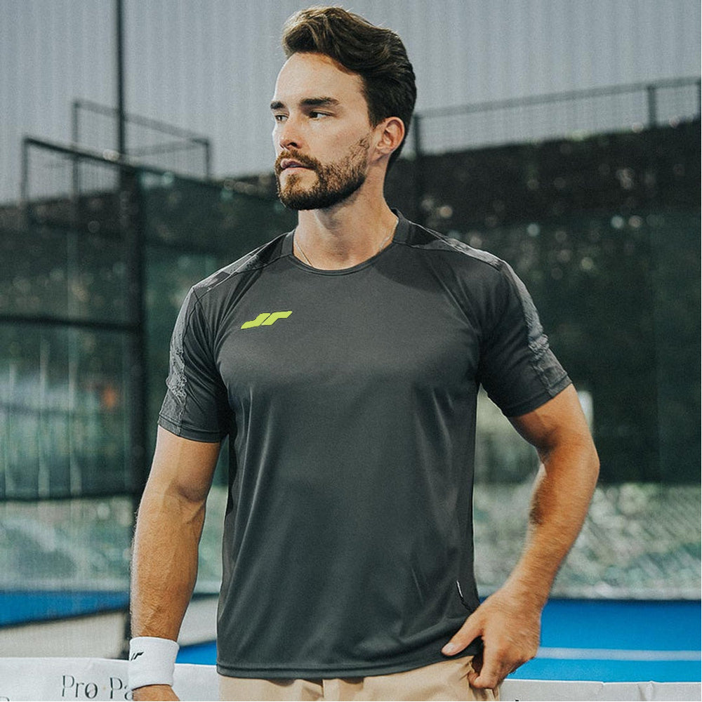 Juaraga Padel Jersey Bandeja - Hitam
