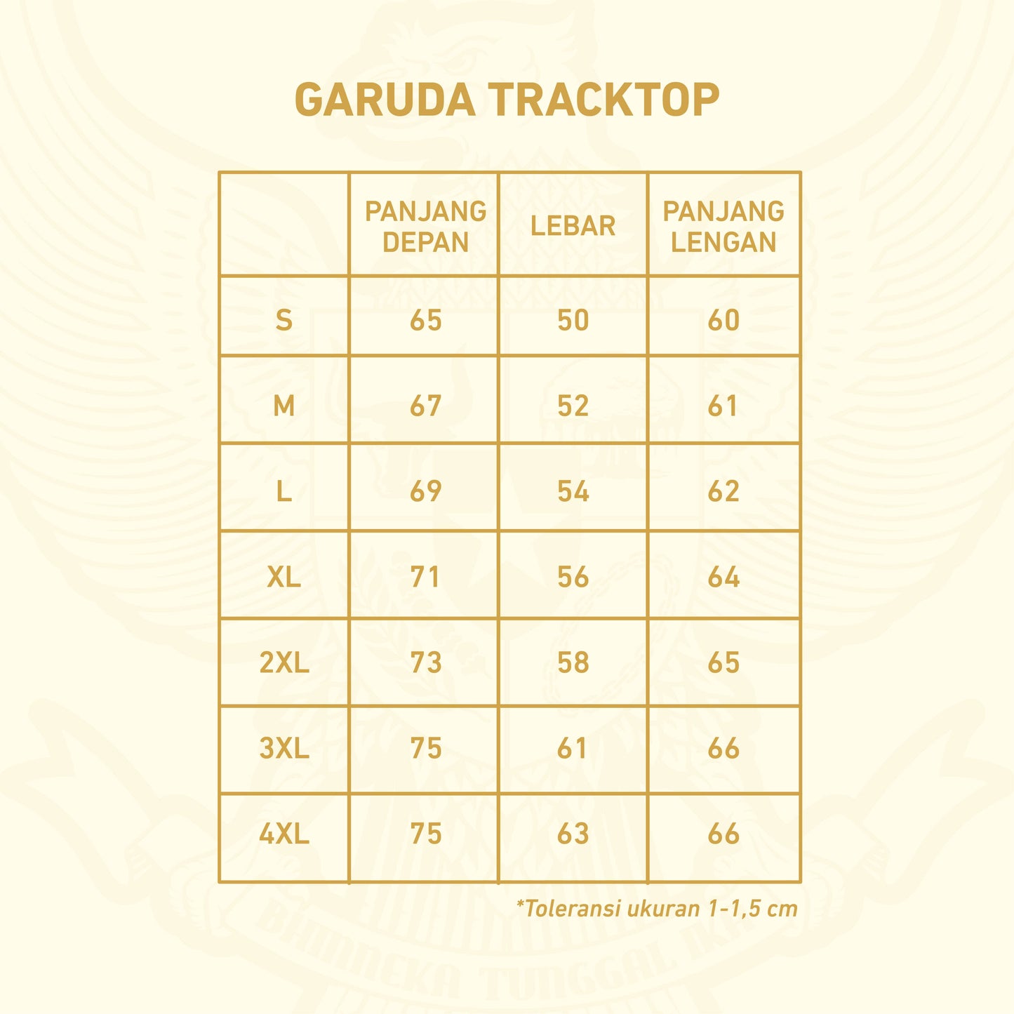 Juaraga Jaket Tracktop - Garuda Juara - Putih