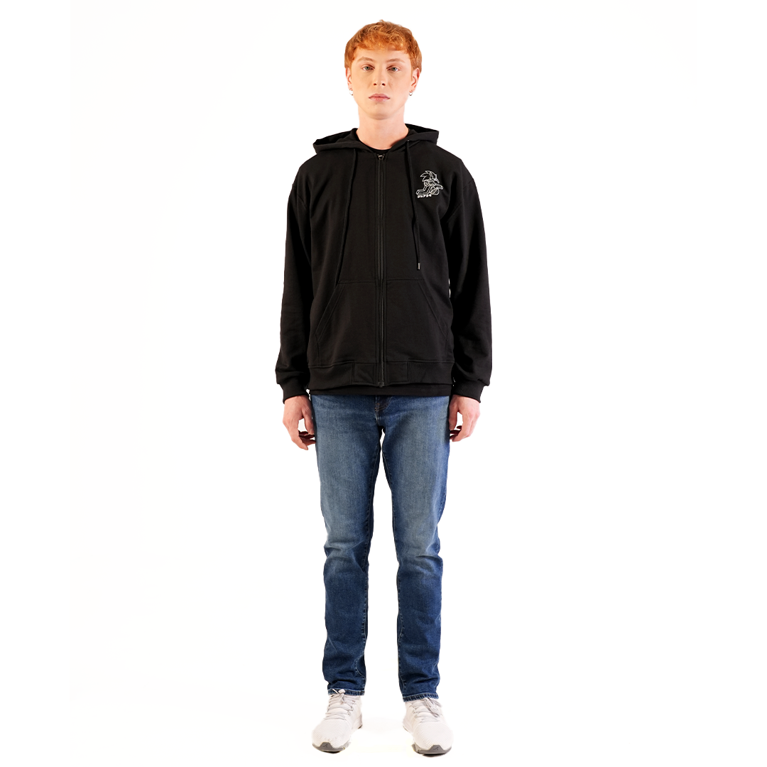 Juaraga Sonic Jacket Hoodie - Hitam