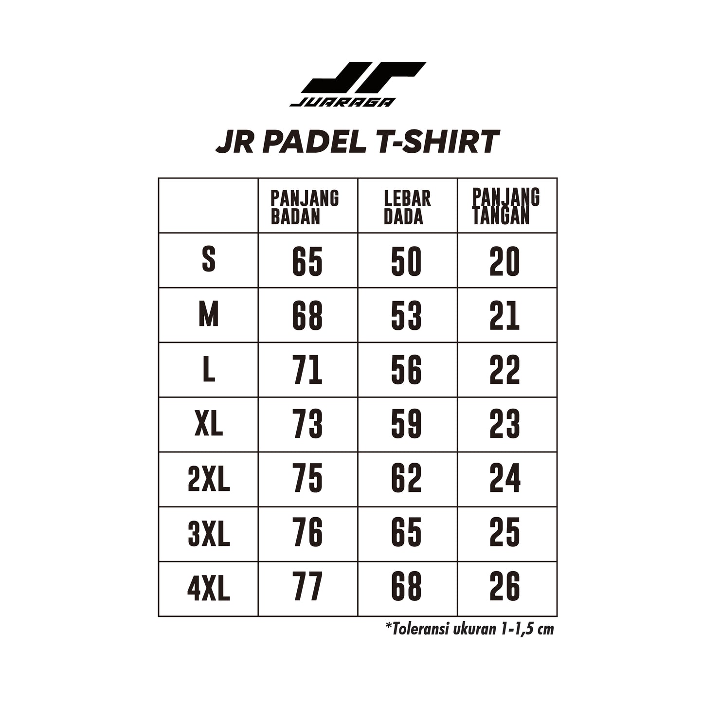 Juaraga Padel T Shirt ESPR - Putih