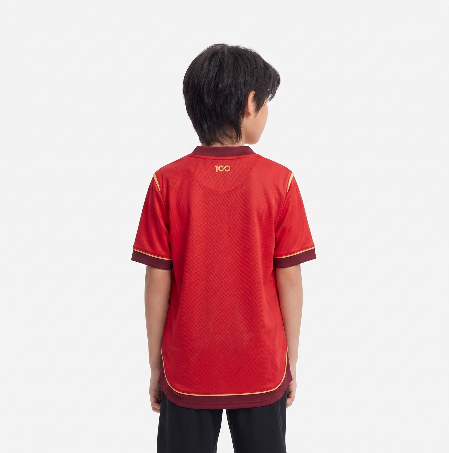 Juaraga Persija Jersey Stadium Version ShortSleeve Home 2025 Kids Home - Merah