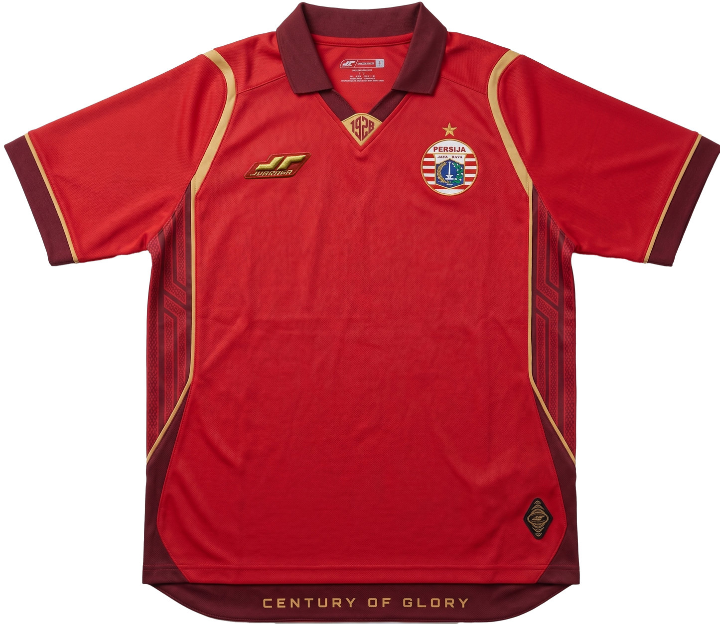 Juaraga Persija Jersey Stadium Version ShortSleeve Home 2025 Kids Home - Merah