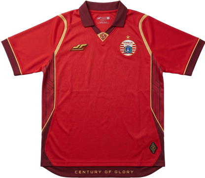 Juaraga Persija Jersey Stadium Version ShortSleeve Home 2025 Kids Home - Merah