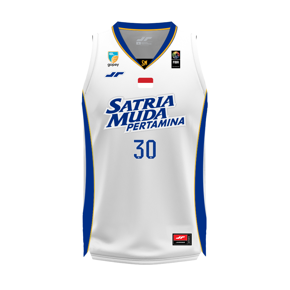Juaraga Satria Muda Pertamina Jersey Kids - Match Away 2025 - Putih