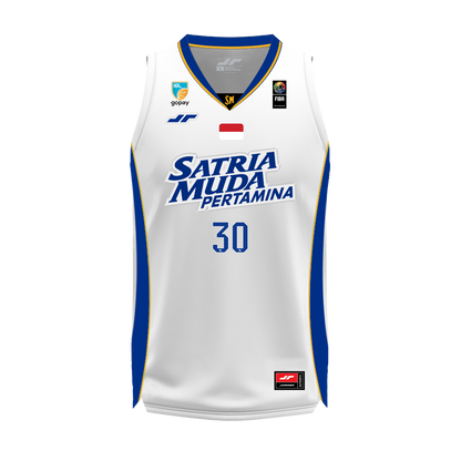 Juaraga Satria Muda Pertamina Jersey Kids - Match Away 2025 - Putih