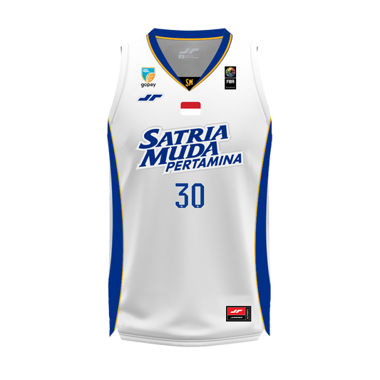 Juaraga Satria Muda Pertamina Jersey Kids - Match Away 2025 - Putih