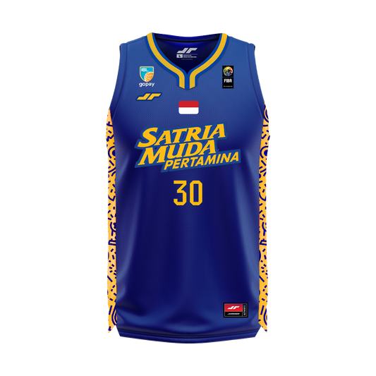 Juaraga Satria Muda Pertamina Jersey Kids - Match Home 2025 - Biru