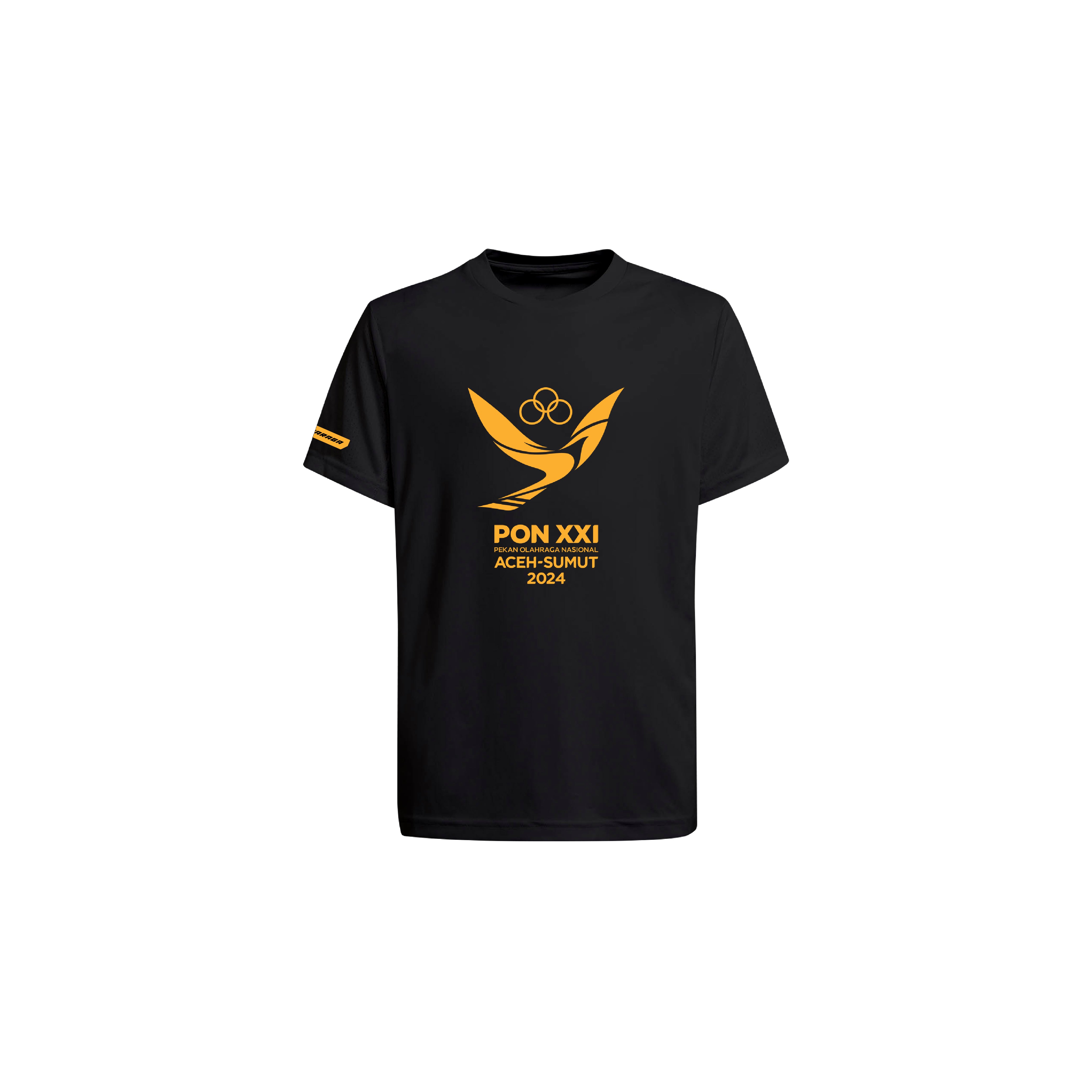 T-Shirt PON XXI 2024 - Bhineka - Hitam