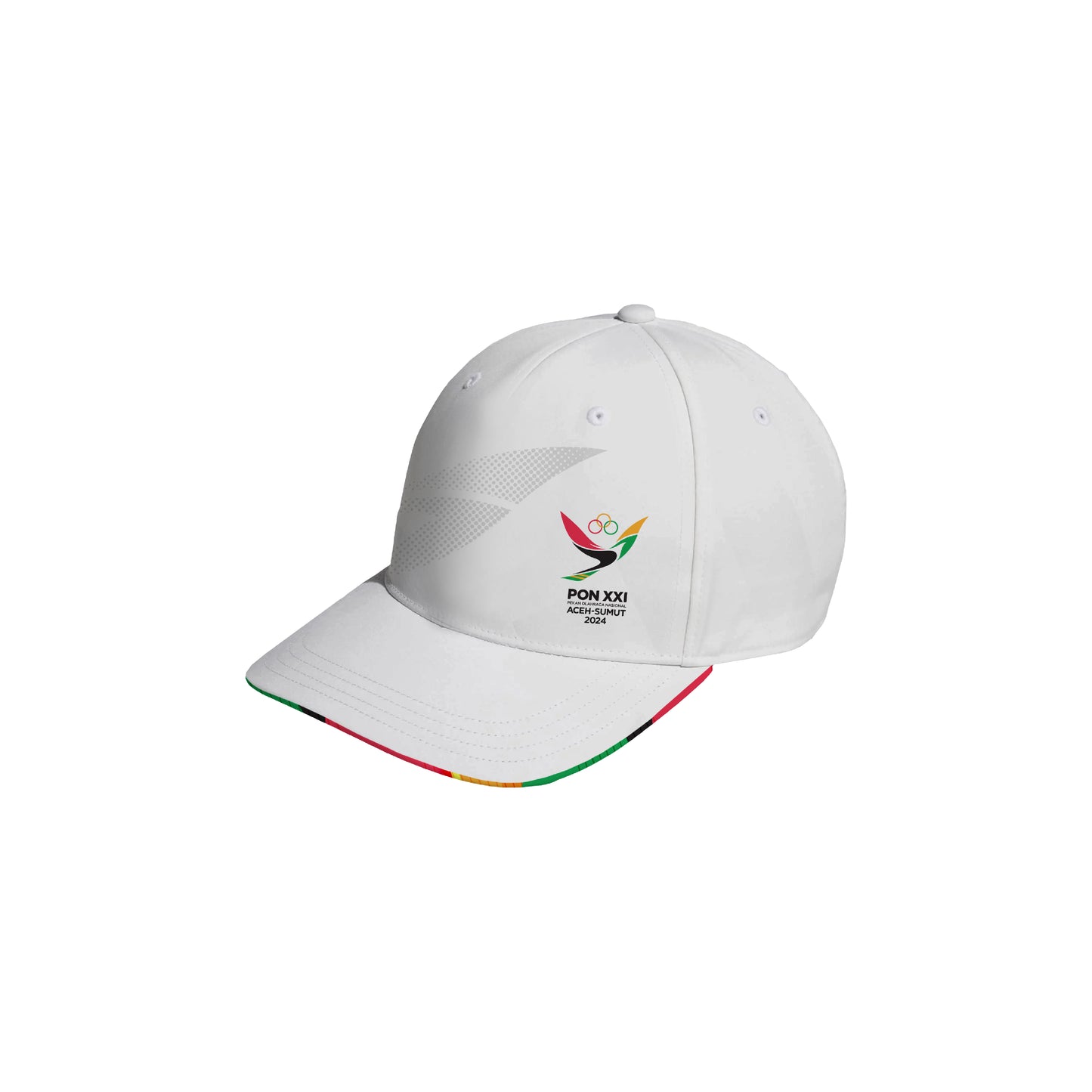 Topi Baseball Cap PON XXI 2024 - Gegap - Putih