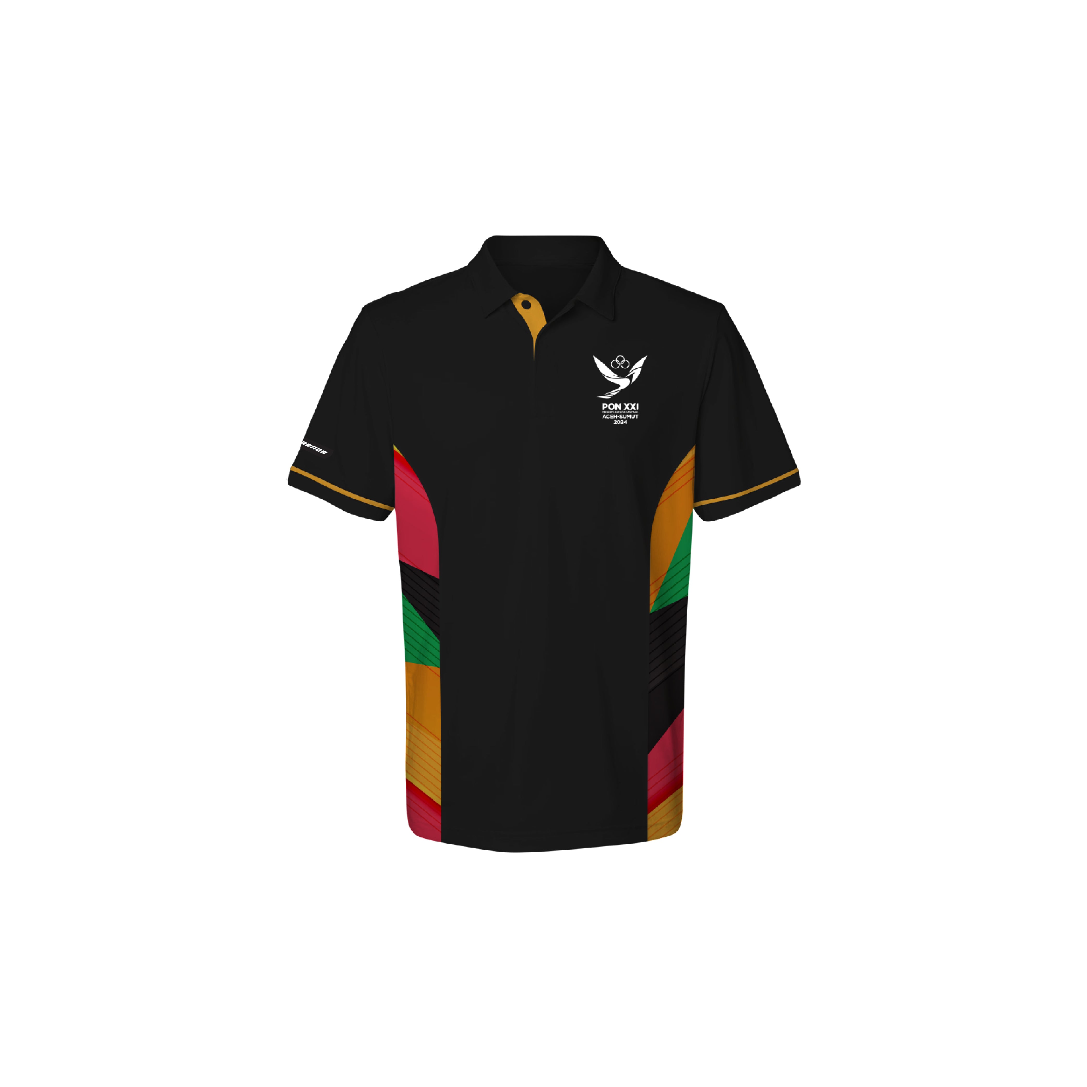 Polo Shirt Dri-Fit PON XXI 2024 - Jaya - Hitam