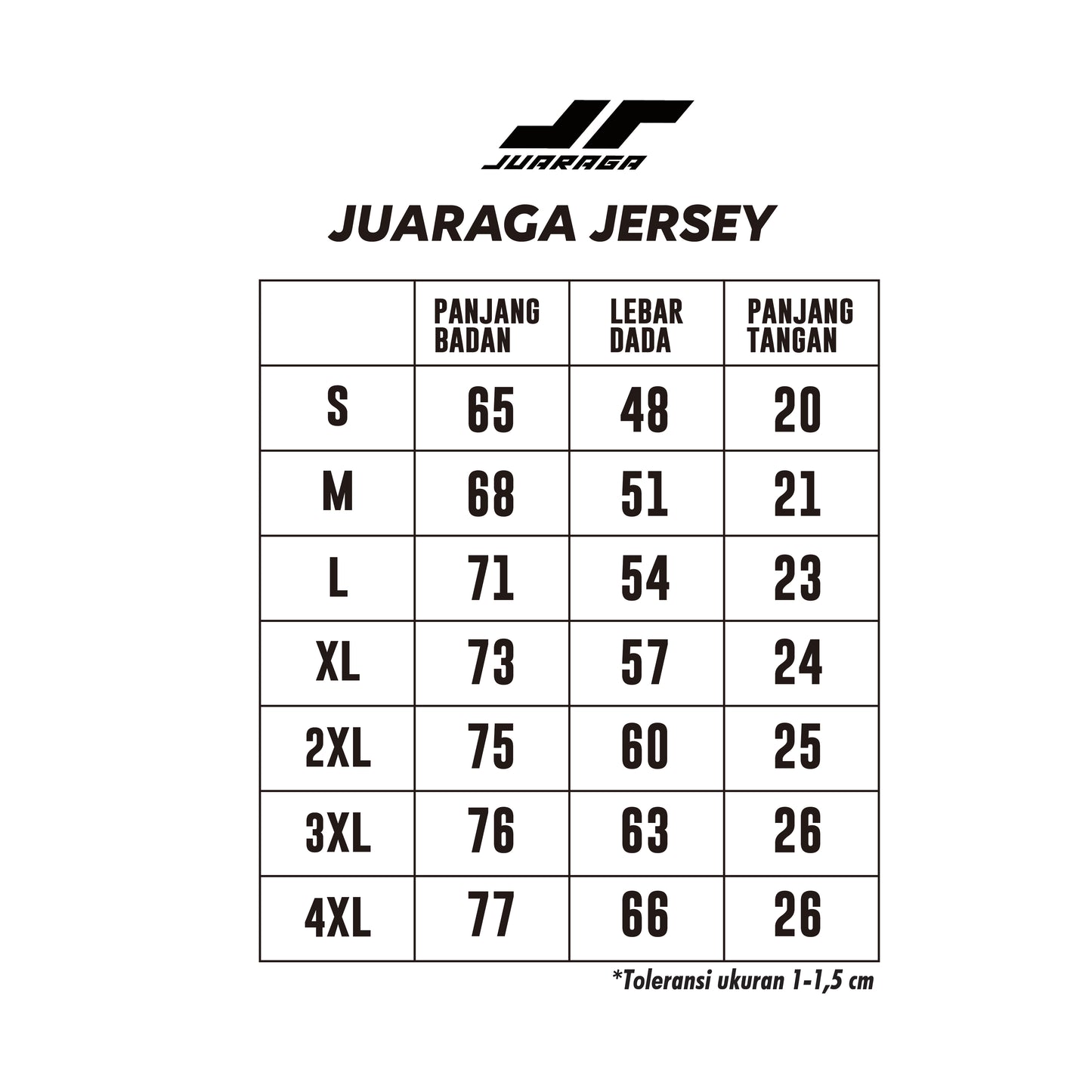 Juaraga Jersey Running WIB Black 26