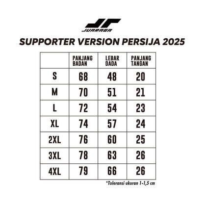 Juaraga Persija Jersey Match Supporter Version 2025 Player Home - Merah