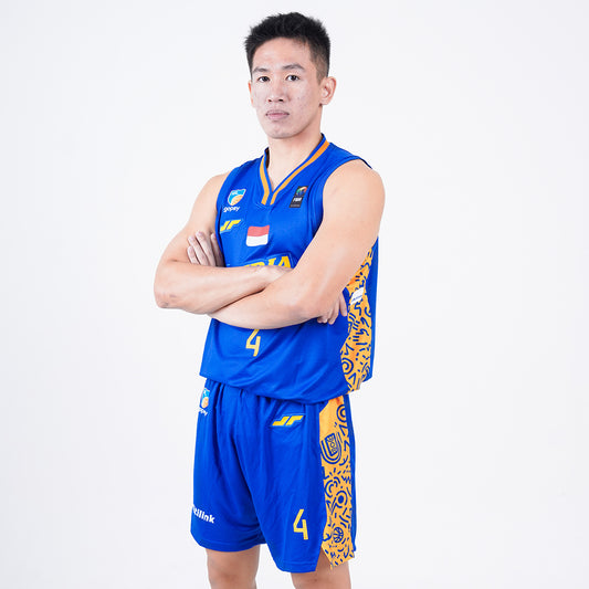 Juaraga Satria Muda Pertamina Jersey Basket - Match Home 2025 - Biru