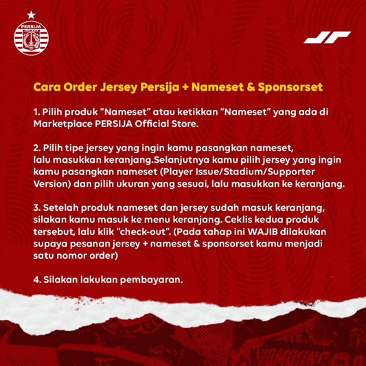 Juaraga Persija Nameset Jersey Player Issue Voltknit 2025
