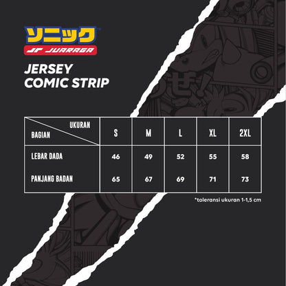 Juaraga Sonic Jersey Strip - Abu