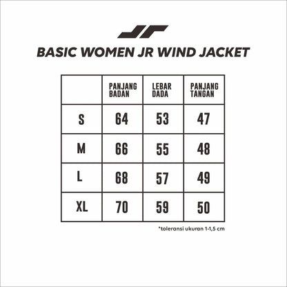 Juaraga Jaket Windbreaker - Wanita JR Wind