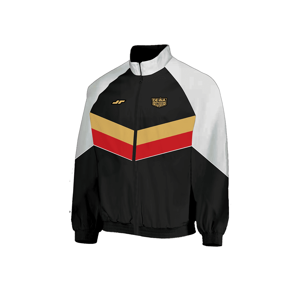 Juaraga Dewa United Basketball Jaket Winguard 2024 - Hitam