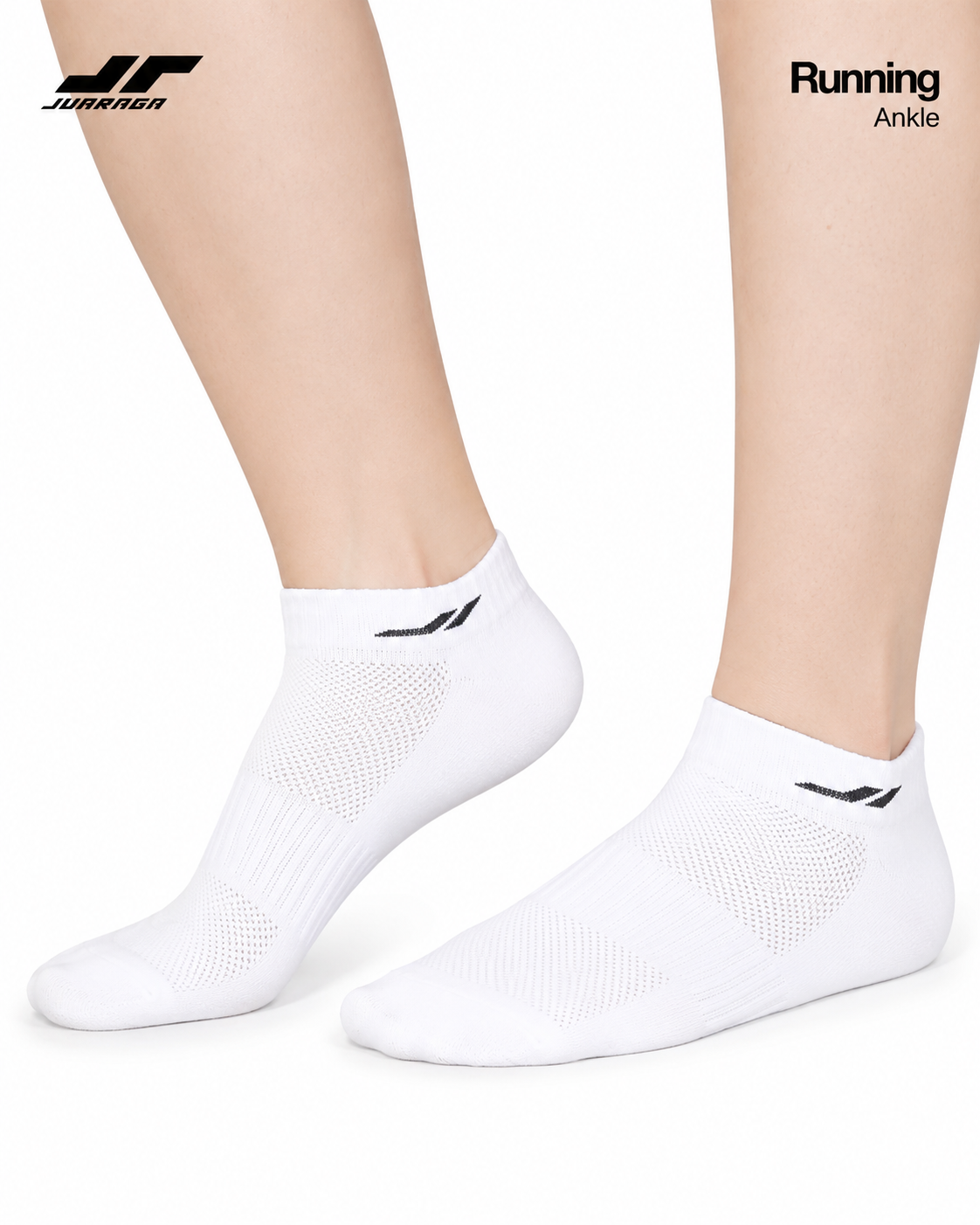 Juaraga Kaos Kaki - JR Ankle - Putih
