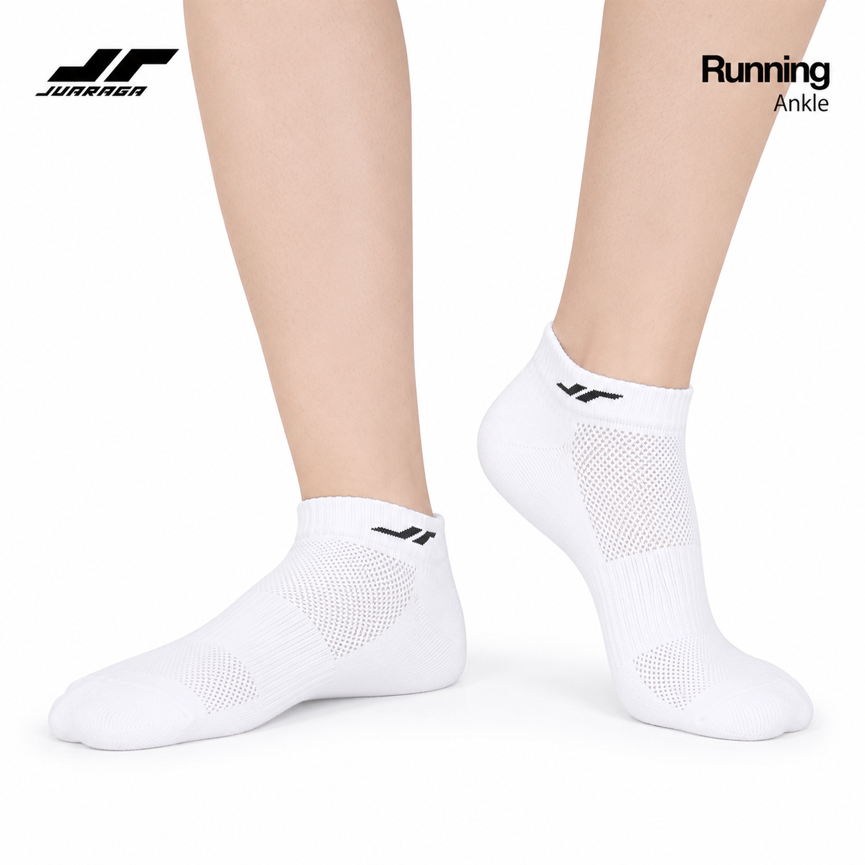 Juaraga Kaos Kaki - JR Ankle - Putih
