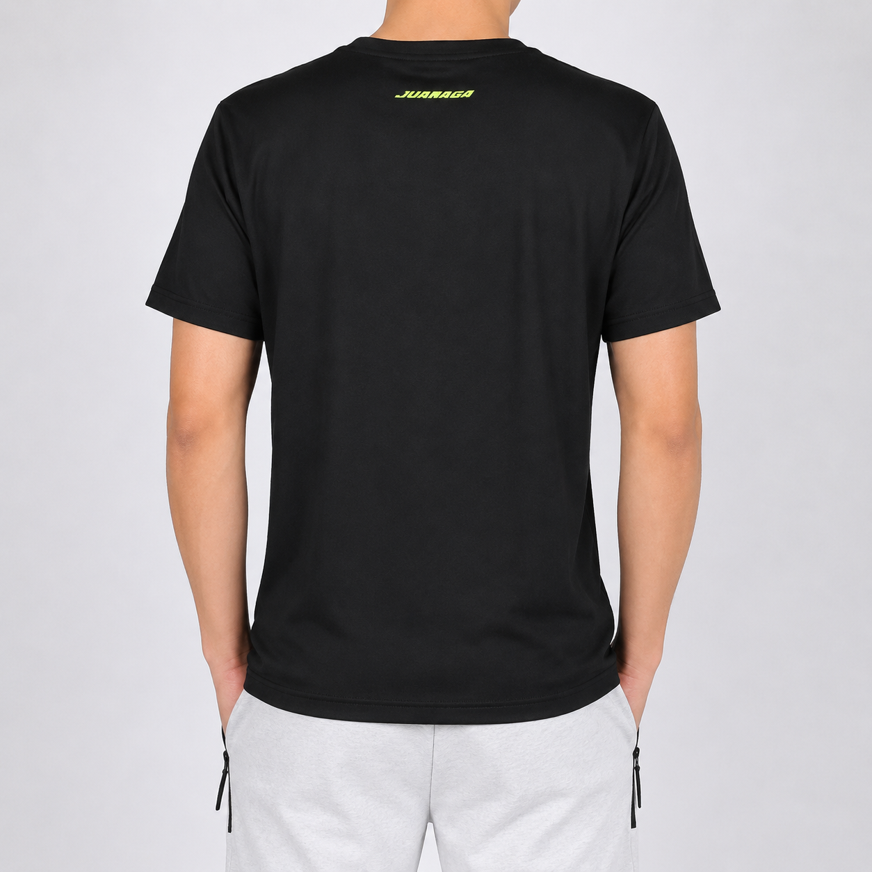Juaraga Padel T Shirt Space Padel - Black