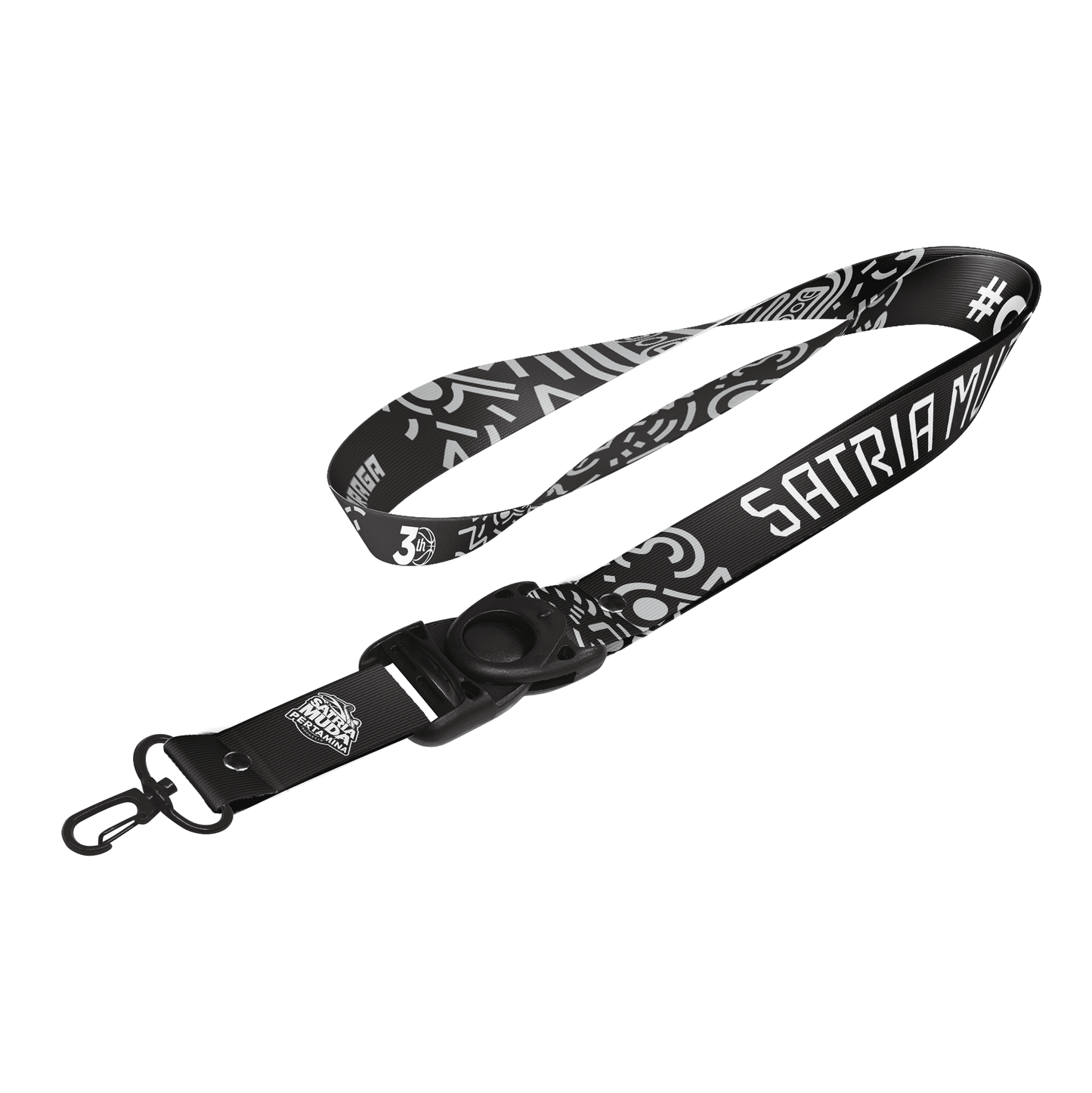 Juaraga Satria Muda Lanyard - Hitam