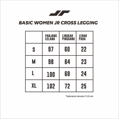Juaraga Celana Legging - Wanita JR Cross - Putih Ivory