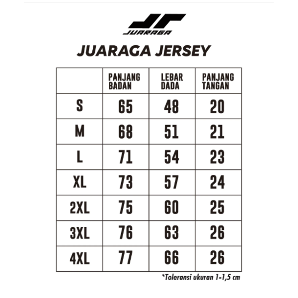 Juaraga Jersey Running Inflame 2026 - Black