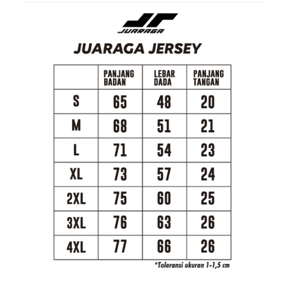 Juaraga Jersey Running Inflame 2026 - Black