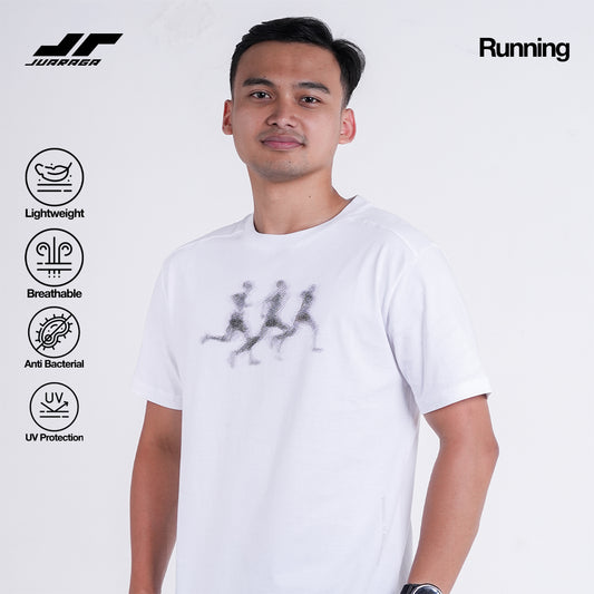 Juaraga T-Shirt Running Flow - Putih