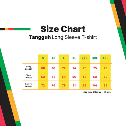 T-Shirt PON XXI 2024 Lengan Panjang - Tangguh - Abu Tua