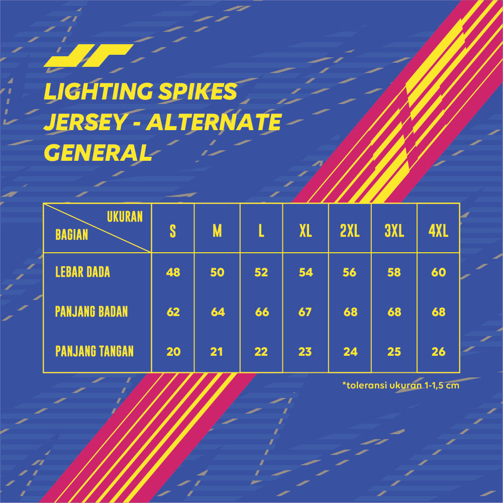 JUARAGA Jakarta Electric PLN Jersey Voli - Match Alternate 2024 - Biru-Pink