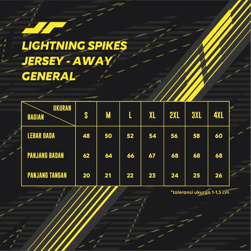 JUARAGA Jakarta Electric PLN Jersey Voli - Match Away 2024 Lightning Spikes - Hitam