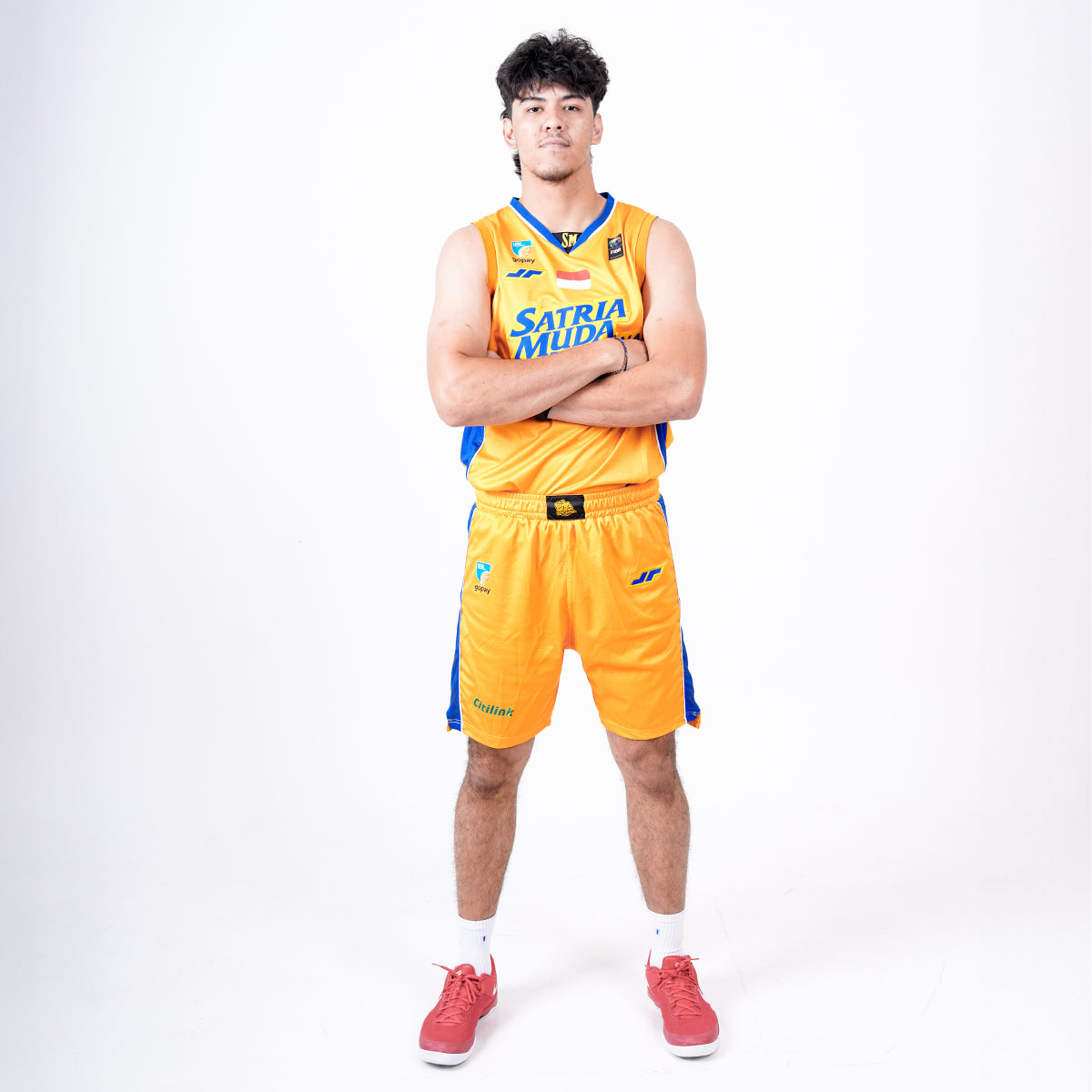 Juaraga Satria Muda Pertamina Jersey Basket - Match Alternate 2025 - Kuning