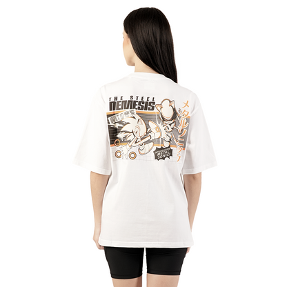 Juaraga Sonic T-Shirt Oversize - The Steel Nemesis - Putih