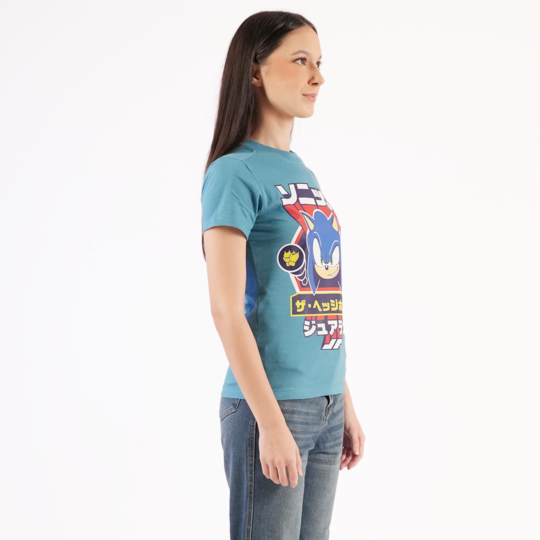 Juaraga Sonic T-Shirt Wanita - Force Peacock - Biru