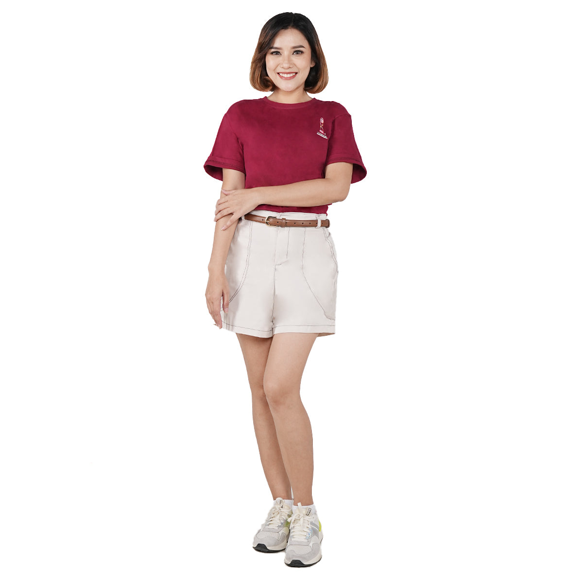 Juaraga FIFA U-17 World Cup T-Shirt - Wanita Aspire - Merah Maroon