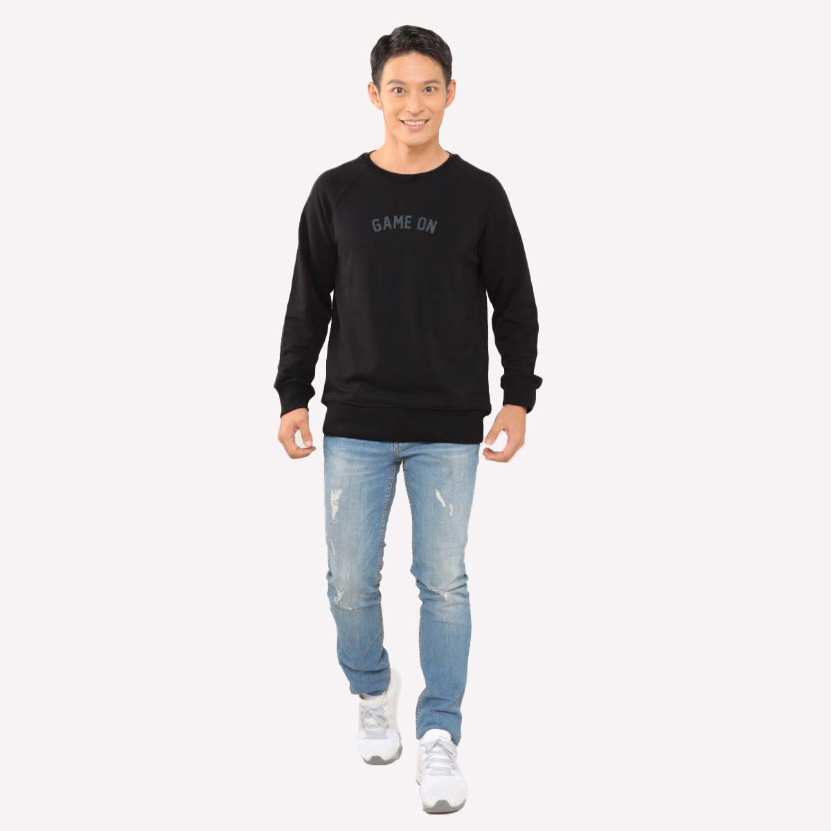 Juaraga Sweater Crewneck - JR Game On - Black Beauty