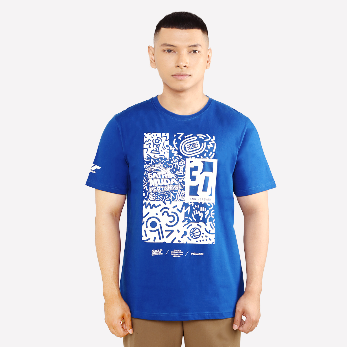 Juaraga Satria Muda T-Shirt C - 30th Anniversary - Biru
