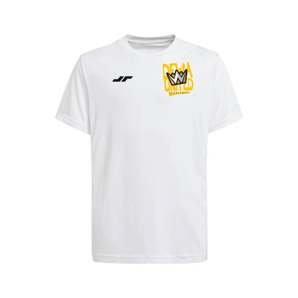 Juaraga Dewa United Basketball T-Shirt Drifit - Wall Street - Putih