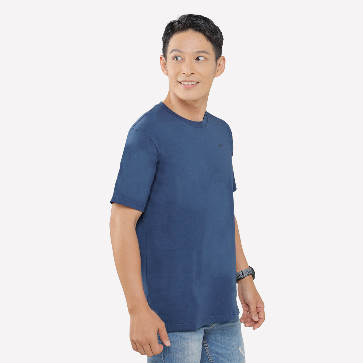 Juaraga T-Shirt - Pria JR Essential Tee - Navy