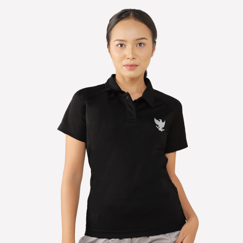 Juaraga Polo Shirt Women - JR Dynamic 1945 - Hitam