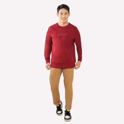 Juaraga Sweater Crewneck - JR Game On - Cordovan