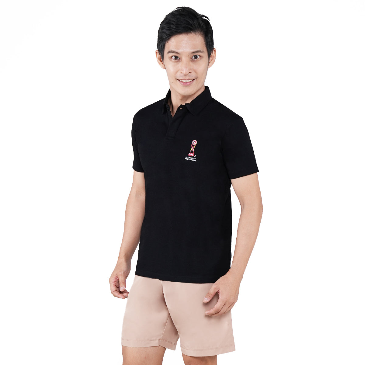 Juaraga FIFA U-17 World Cup Polo Shirt - Pria Rise - Hitam