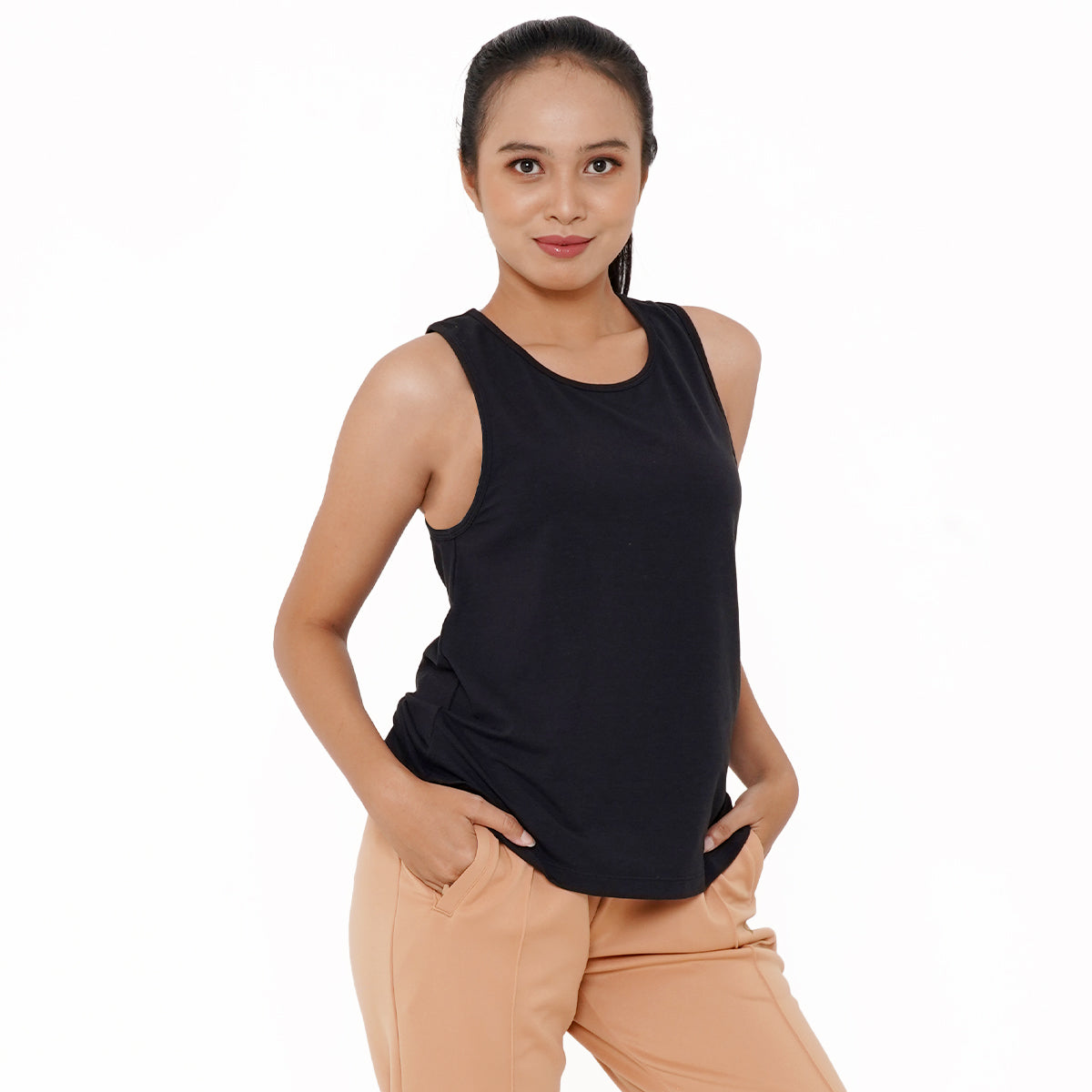 Tank top Wanita Mild Hitam