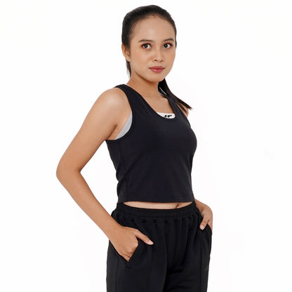 Juaraga Tank Top - Wanita JR Breathe - Hitam