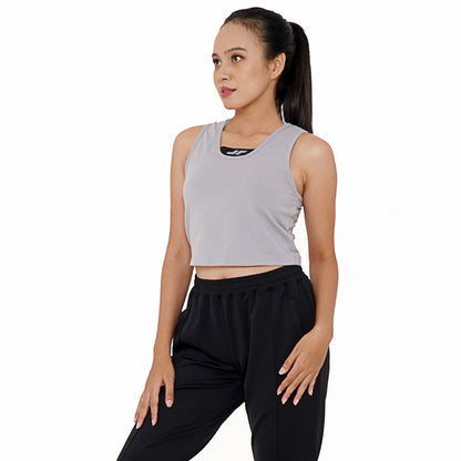 Juaraga Tank Top - Wanita JR Breathe - Abu