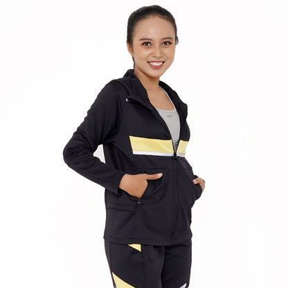 Juaraga Jaket Sport - Wanita JR Performance - Hitam