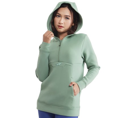 Juaraga Sweater Hoodie - JR Cozy - Hijau Olive