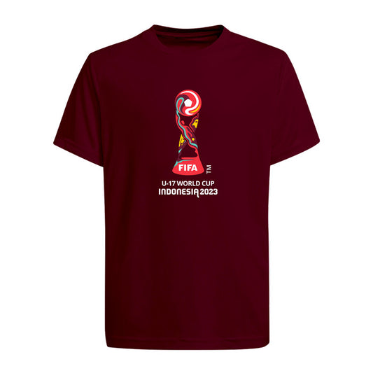 Juaraga FIFA U-17 World Cup T-Shirt - Pria Nation - Merah Maroon